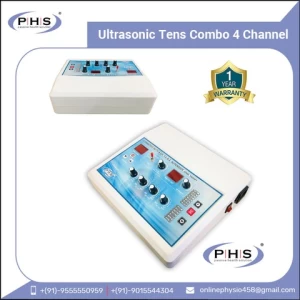 Minimal Price Highest Selling Ultrasonic Therapy Equipment 4in1 Combo MUSCLE STIMULATOR + IFT+ TENS + ULTRASOUND