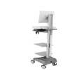 Mobile computer laptop medical cart hospital equipment workstation vehicle accessories portable monitor ECG ultrasound cart