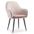 Import modern cafe shop dining chair living room  armrest velvet chair from China