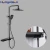 Import Modern Chrome Digital Cold Hot Water Brass Luxury Rain Mixer Faucet Black System Thermostatic Piano Key Bathroom Head Shower Set from China