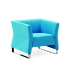 Modern Design Leisure Single Office Room Fabric Coffee Shop Office Sofa Leisure Sofa Chair