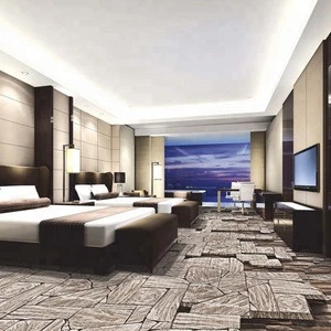 Modern Design Wall To Wall 3D Carpet For Hotel