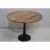 Import Modern Latest Industrial Urban Style Cast Iron Base Round Mango Wood Top Cafe Restaurant Dining Table from India