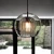 Import Modern Simple Double Transparent Glass Explosion-Proof Pendant Light LED Lighting Chandelier from China