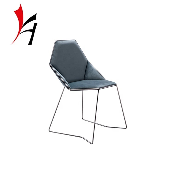 Modern Style Living Room Dining Metal Wire Side Leisure Chair