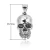 Import Moderno Wholesale Black Skull Stainless Steel Pendant Halloween Jewelry for Party from China