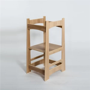 Montessori Multifunctional folding learning tower Kitchen Helper Stool Step Can be transformed into a shelf