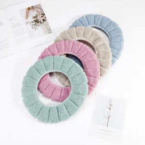 Most popular Washable Warmer Toilet Mat Cover Winter Comfortable 30cm Seat Cushion