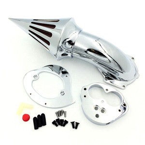 Motorcycle Accessories Air Cleaner Kits Intake Filter For Kawasaki Vulcan 1500 1600 Classic 2000-2008 Silver Color