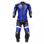 Motorcycle One Piece Leather Racing Suit Custom  Riding Suit for Men With Padding