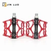 MTB BMX Pedals Bearing Bicycle Pedal Aluminum Alloy Cleats Pegs Flat Folding Road Mountain Bikes Clip Cycling Accessories