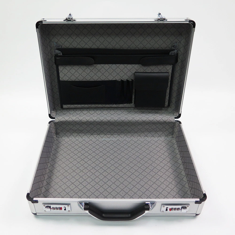 Multi-function Customized Hardware Storage Household Portable Aluminum Alloy Instrument File Box Tool Suitcase