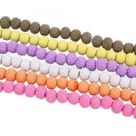 Multicolor option 10 x 7 mm rondelle beads for diy jewelry supplies polymer clay beads for sale