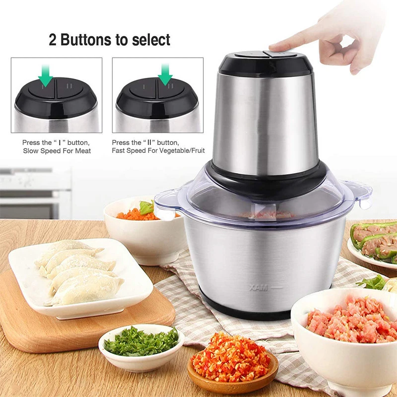 Multifunction Automatic Mincing Machine Meat Mincer Stainless Steel Food Processor Electric Meat Grinders