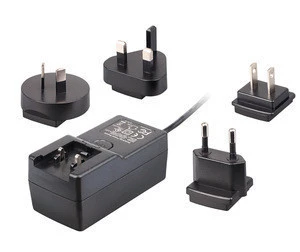 multiple interchangeable plug switch adaptor 5v 3a ac dc power adapter12 volt dc 1a power supply