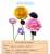 Import Multiple layers card paper flower with Y - shape stem or single stem from China
