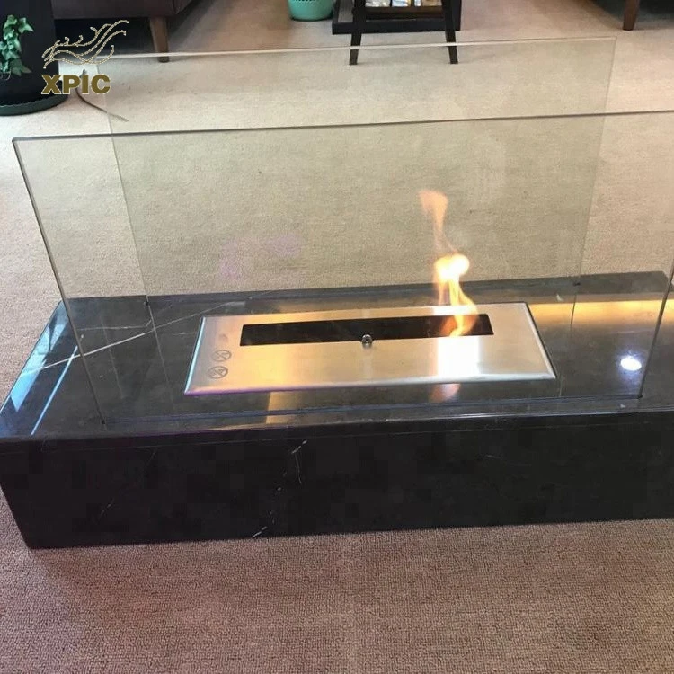 Natural Gas Fire Glass Pit tabletop fireplace on sale factory