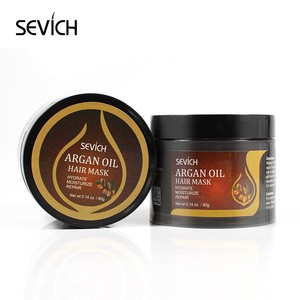 Natural private label argan oil hair mask organic hair treatment for damaged hair