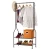 Import New Arrival 2-Tier Entryway Metal Coat Rack with Shoe Bench Storage from China