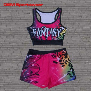 New arrival design outfits full sublimated cheerleader uniforms