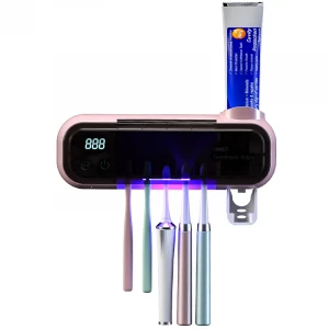 New arrival uv sterilizer toothbrush household intelligent toothbrush holder