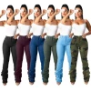 New Arrivals Women Colored Stretchy Jeans Stacked Bottom Girls Fashion Skinny High Waist Denim Trousers Women Jeans