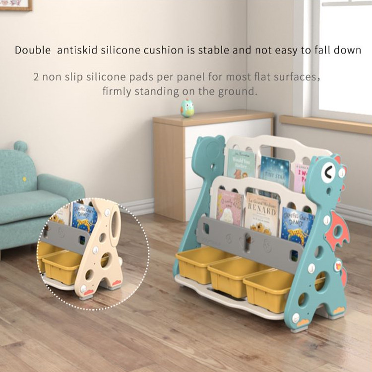 Buy New Cheap Plastic Kids Funiture Indoor Children Toy Book Shelf With ...