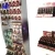Import new cupboard with showcase designs makeup wooden display showcase from China