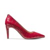 new custom design red high heel shoe jobs office pumps shoes
