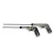 New Custom Windproof Arc Spark Lighter Cigarette Kitchen Lighter Gun With Gas