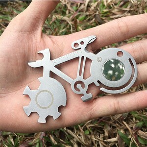 New Design Mini Bicycle Shaped Stainless Steel Multitool Wrench