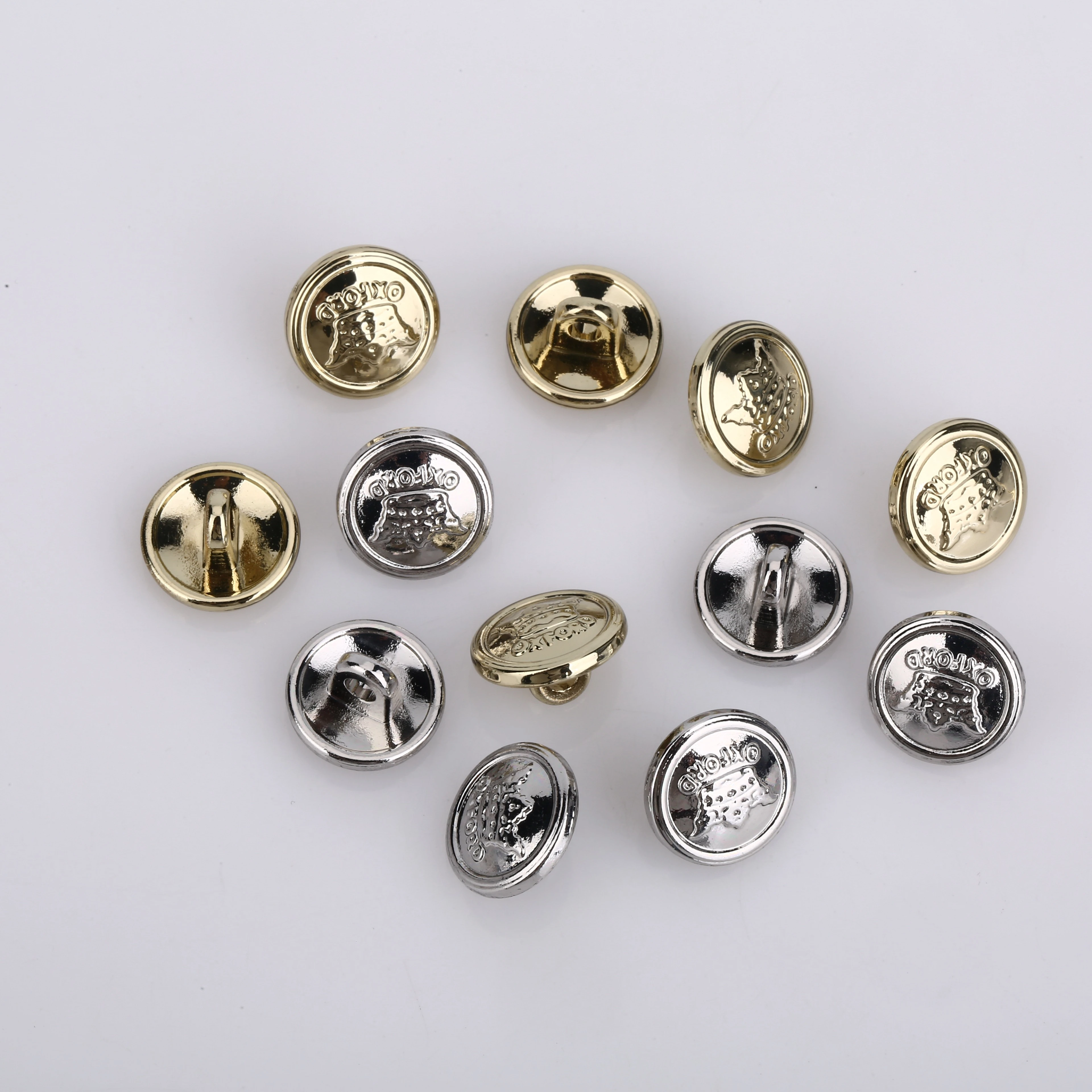 New design washable sewing alloy jeans buttons for clothing jeans