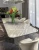 Import new diningroomsets modern luxury marble stone top dining tables sets stainless steel dining table with leather 6 chairs from China