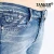 Import New Fashion 2017 Skinny Slit Zipper Hem Jeans Women from China