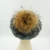 Import New Fashion Ladies Warm Winter Cable Knitted Women Beret With Fur pom pom Hat from China