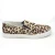 Import New fashion leopard print height increasing shoes women no lace casual canvas loafer shoes from China