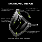 New lastic Face Shields Visor Heat Resistant Protective Isolation Face Mask Anti-Fog Adjustable Full Face Shield
