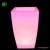 Import New led flower pot large plastic garden lighted flower planters from China