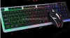 New material waterproof 102 key gaming keyboard mouse combo factory supply gaming keyboard and mouse