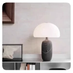 New Nordic marble Designer Hotel Villa master bedroom bedside exhibition hall decorative desk Lamp