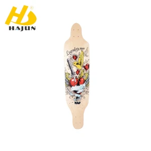 New promotion 9 ply maple wood skate board street surfing longboard with discount