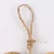 Import new style  2021 Promotion high-quality home gardening decorations pure natural materials Wooden heart Hanger from China