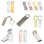 New Style mini Metal USB 2.0 Flash Drives 8GB 16GB 32GB 64GB 128GB Memory Stick Storage pendrives Waterproof U Disk