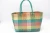 Import New style pe woven basket small women hand bag shopping bag from China