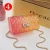 Import New wallets and handbags ladies jelly PVC transparent handbag candy color gradient girl chain shoulder bag from China