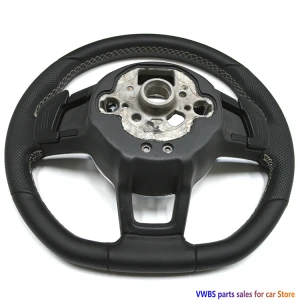 Newest Hot Sale Steering Wheel With Perforated Leather Paddles For Volkswagen