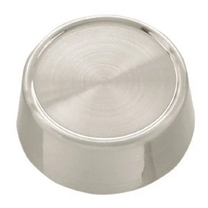 Nickel plated stainless steel control knob , oven control knob