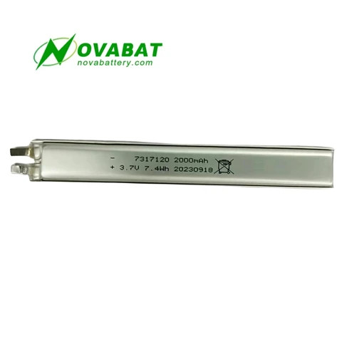 NOVA 7317120 3.7V 2000mAh lipo rechargeable battery IEC62133 BIS CB Wholesale price high quality