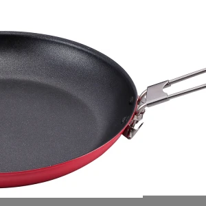 Novelty Outdoor Heat Resistant Handle Aluminum Non Stick Frying Pan Small Fry Pan
