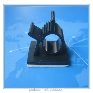 NYLON66 Self - adhesive wire clamp / plastic cable clamp/ Wire clip
